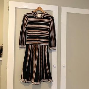 Kate Spade fit and flare knitted dress size S